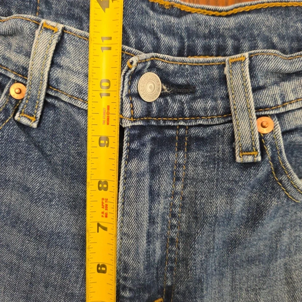 Levi's 505 Straight Leg  Men'sJeans Light Wash Faded Button Fly Vintage‎ W32 L30